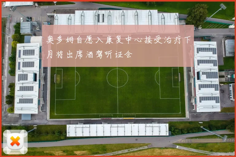 奥多姆自愿入康复中心接受治疗下月将出席酒驾听证会